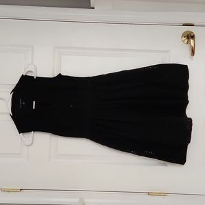 Banana Republic Black Sleeveless A-Line Dress